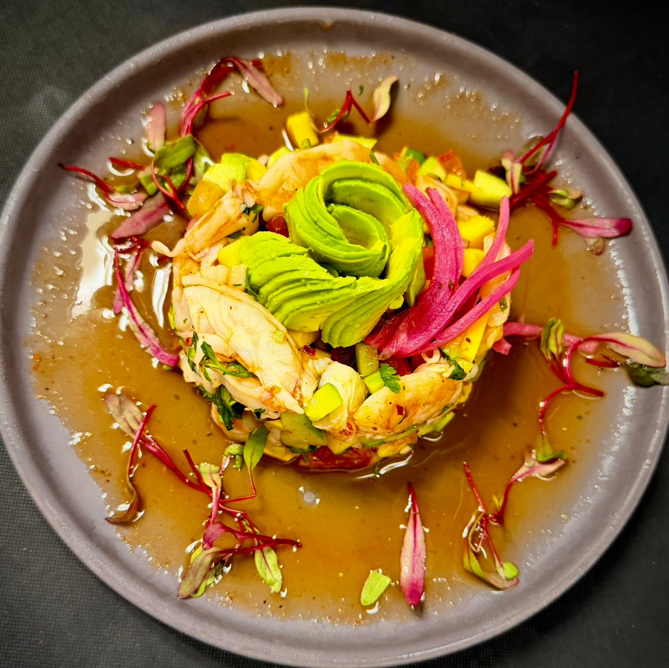 Shrimp Ceviche.