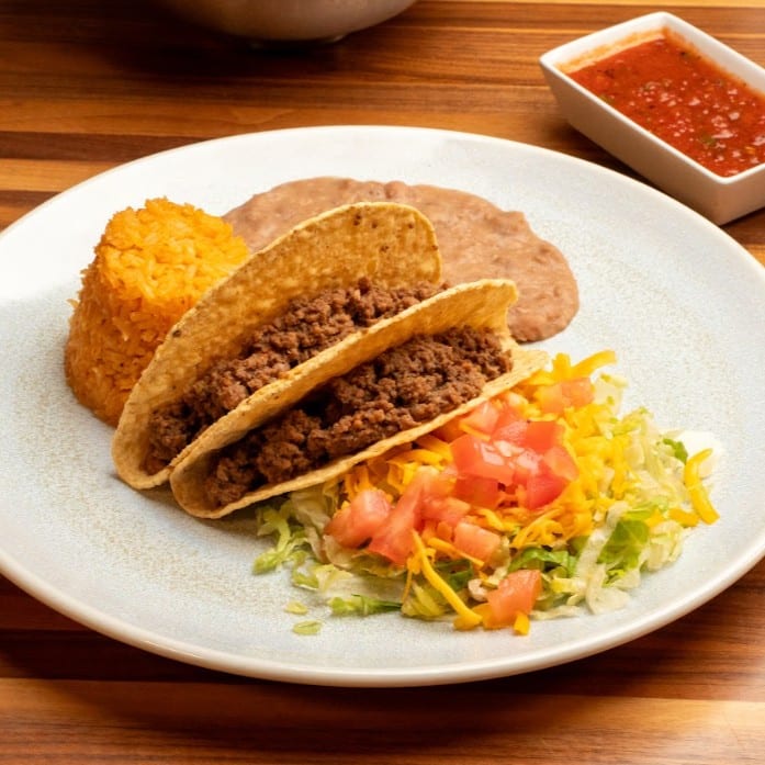 Crispy Tacos Meal.